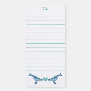 Humpback Whale To Do List Notepad