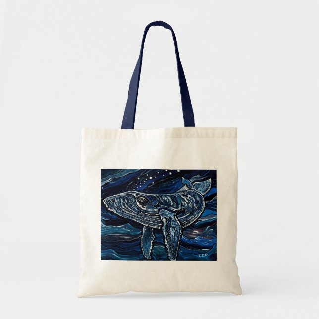 Humpback Whale Tote Bag (Front)