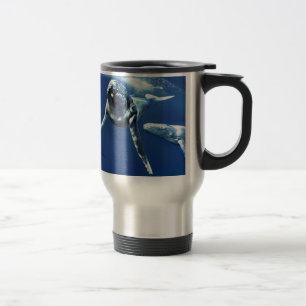 humpback whale travel mug