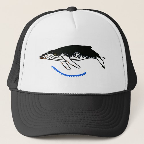 Humpback WHALE _ Wildlife warrior _ Nature Trucker Hat