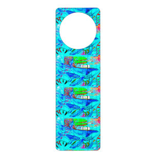 humpback whales door hanger