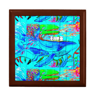 humpback whales gift box