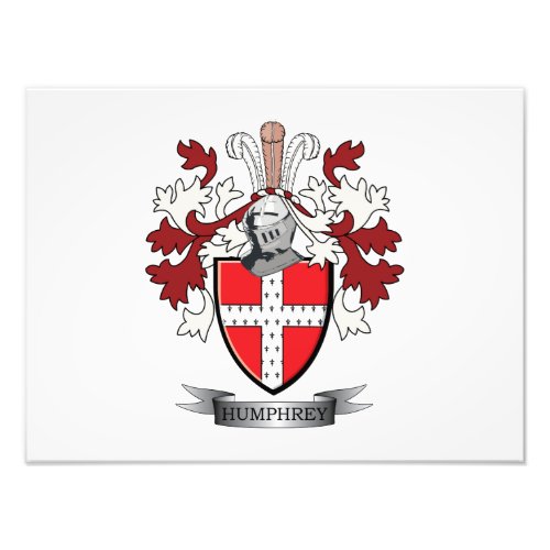 Humphrey Family Crest Coat of Arms Photo Print