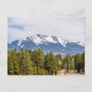 Humphrey peak mountain near flagstaff arizona postcard