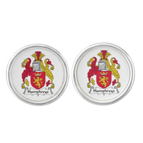 Humphreys Family Crest Cufflinks