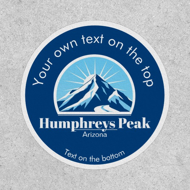 Humphreys Peak Arizona ski hiking Patch (Front)