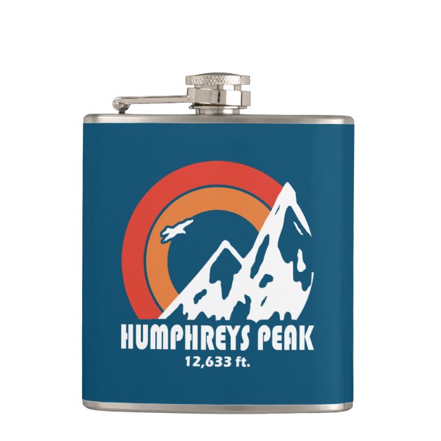 Humphreys Peak Arizona Sun Eagle Flask (Front)