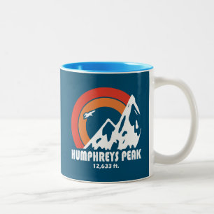 Humphreys Peak Arizona Sun Eagle Two-Tone Coffee Mug