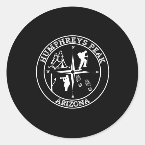 HUMPHREYS PEAK CLASSIC ROUND STICKER