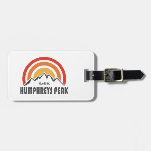 Humphreys Peak Luggage Tag