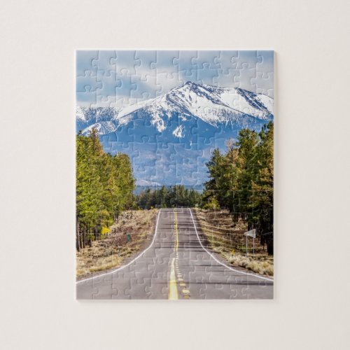 humphreys peak mount in arizona near flagstaff jigsaw puzzle