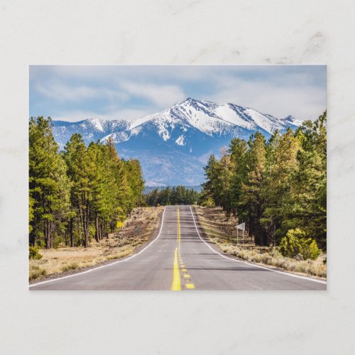 humphreys peak mount in arizona near flagstaff postcard