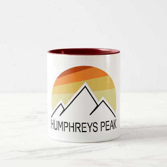 Humphreys Peak Retro Two-Tone Coffee Mug (Center)