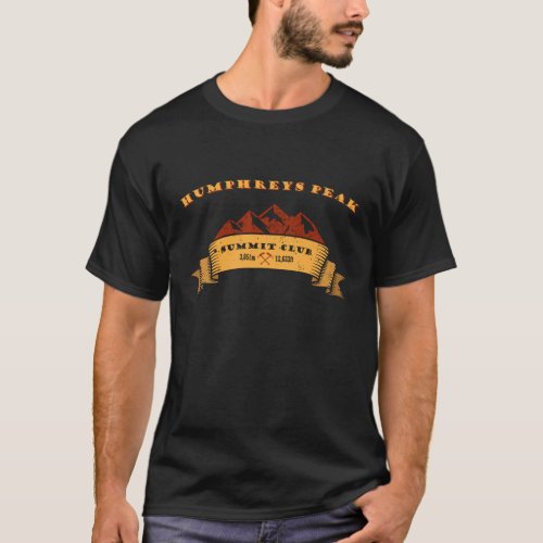 Humphreys Peak Summit Club Mount Mountaineer Gift T_Shirt