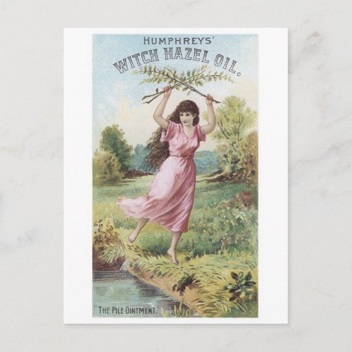Humphreys Witch Hazel OIl Postcard