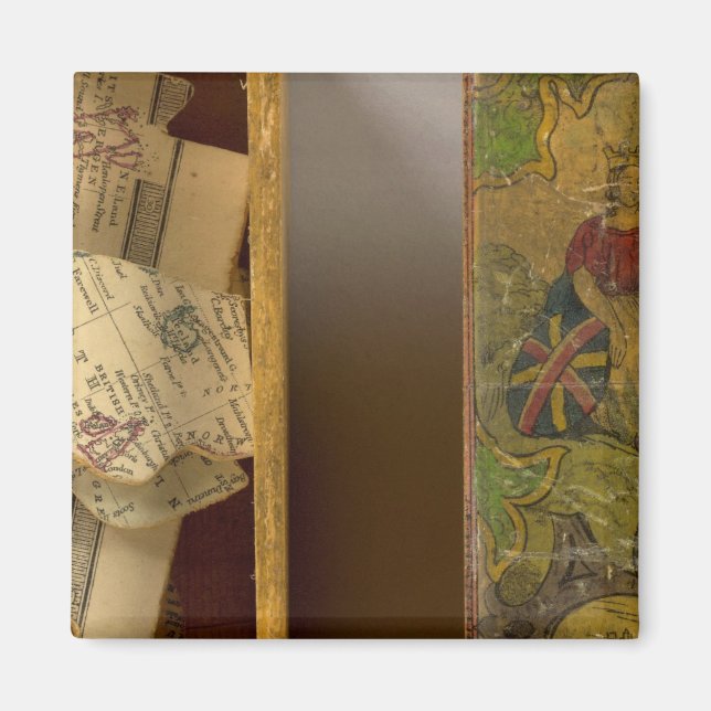 Humphries dissected world map magnet (Front)