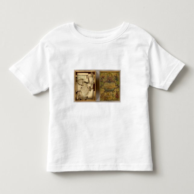 Humphries dissected world map toddler t-shirt (Front)
