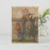 Humpty Dumpty & Alice Vintage Book Illustration (Standing Front)