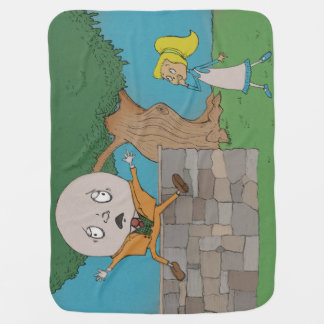 Humpty Dumpty and Alice Baby Blanket
