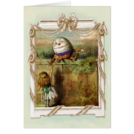 Humpty Dumpty and Alice Cards (Front)