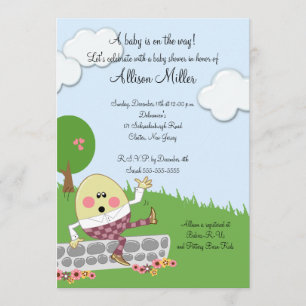 Humpty Dumpty Baby Shower Invitation