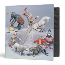 Humpty Dumpty Circus acrobats and menagerie 3 Ring Binder