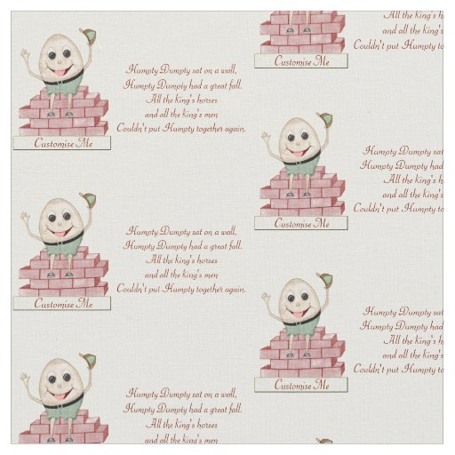 Humpty Dumpty Fabric