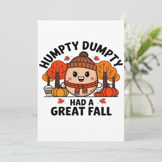 Humpty Dumpty, Funny Thanksgiving (Standing Front)