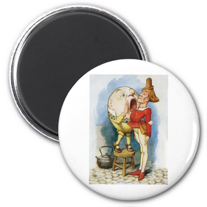 Humpty Dumpty Gets Loud in Wonderland Magnets