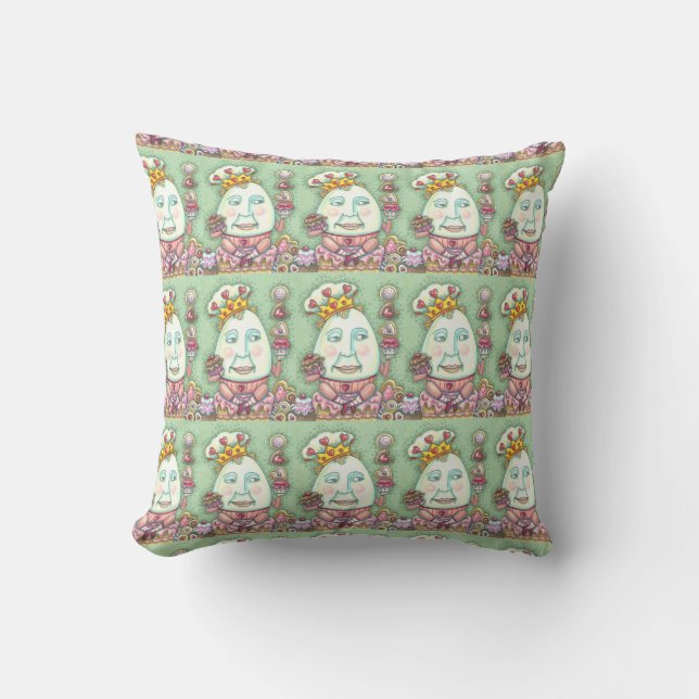 Humpty Dumpty Hearts THROW PILLOW Customize (Front)