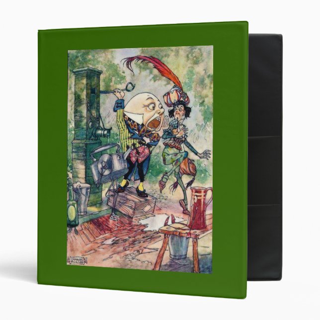 Humpty Dumpty in Wonderland Binder (Front/Inside)