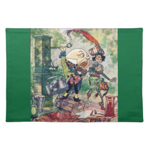 Humpty Dumpty in Wonderland Cloth Placemat