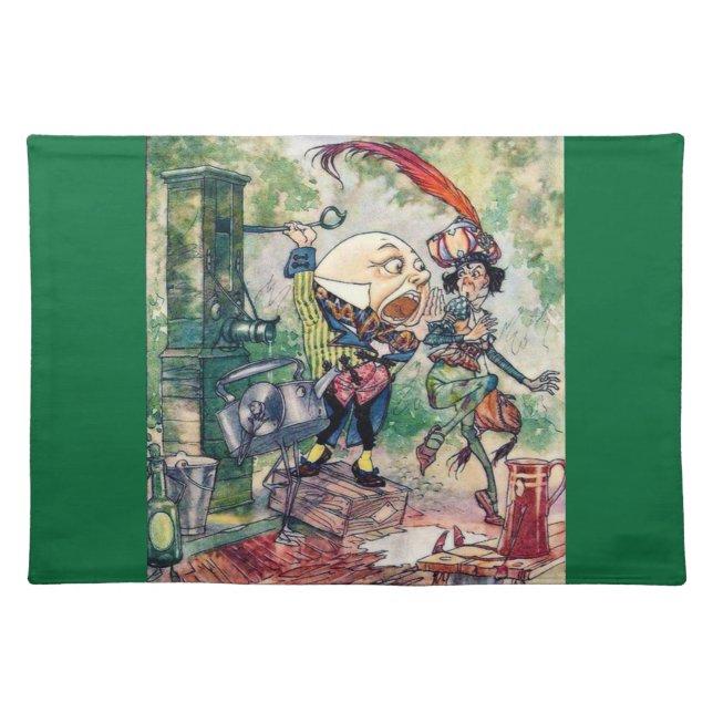 Humpty Dumpty in Wonderland Cloth Placemat (Front)