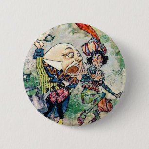 Humpty Dumpty in Wonderland Pinback Button