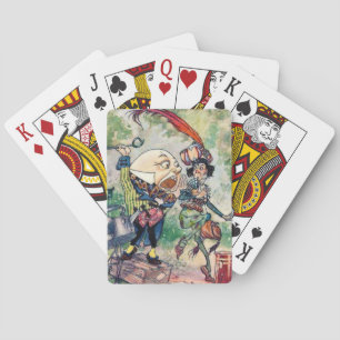 Humpty Dumpty in Wonderland Poker Cards