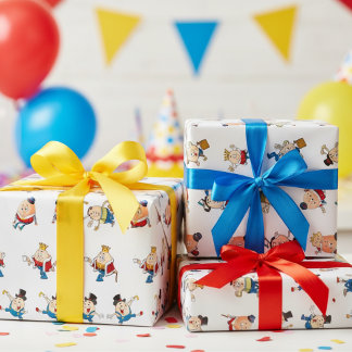 Humpty Dumpty Kids Birthday Wrapping Paper