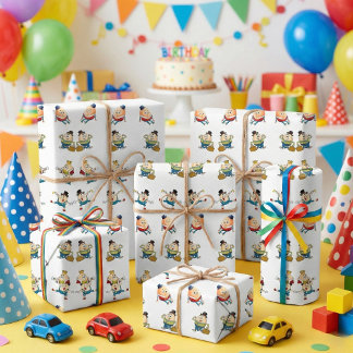 Humpty Dumpty Kids Birthday Wrapping Paper Sheets