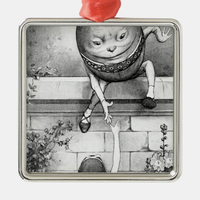 Humpty Dumpty Metal Ornament (Front)
