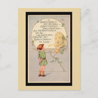 Humpty Dumpty Nursery Rhyme Postcard