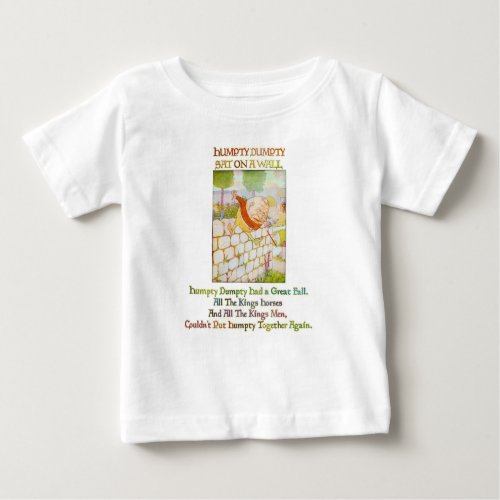 HUMPTY DUMPTY _ Nursery Rhymes for Toddlers Baby T_Shirt
