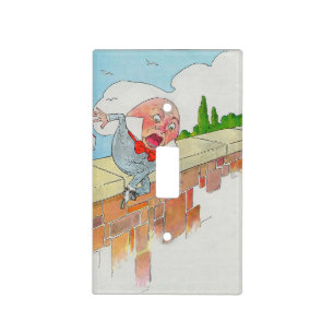 Humpty Dumpty on Wall Mother Goose Nursery Rhyme Light Switch Cover