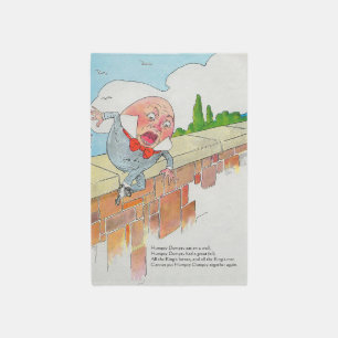 Humpty Dumpty on Wall Mother Goose Nursery Rhyme Rug