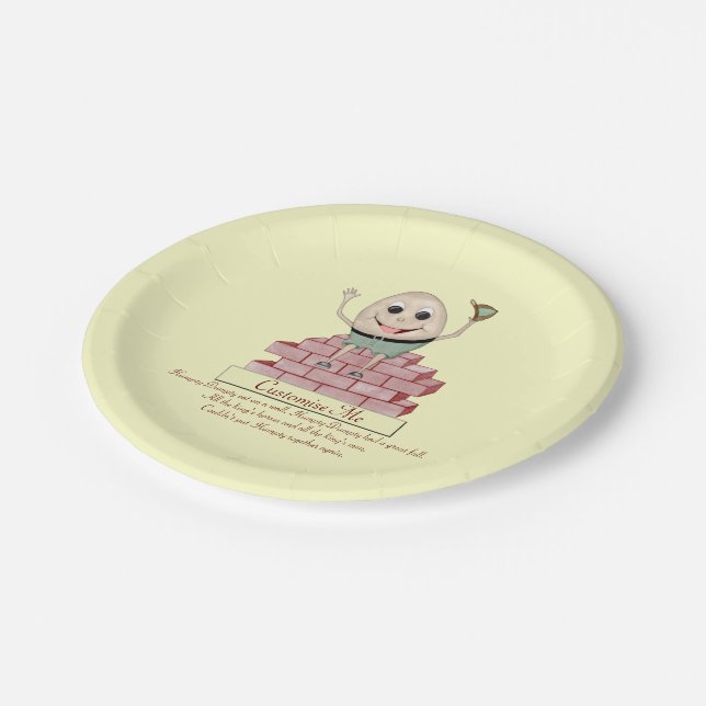 Humpty Dumpty Paper Plates (Angled)