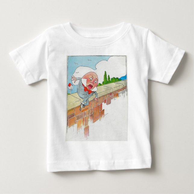 Humpty Dumpty sat on a wall Baby T-Shirt (Front)
