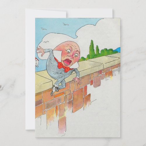Humpty Dumpty sat on a wall Custom Announcement