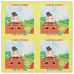 Humpty Dumpty Sat On A Wall Nursery Rhyme Design Fabric