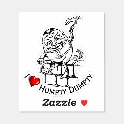Humpty Dumpty Sticker