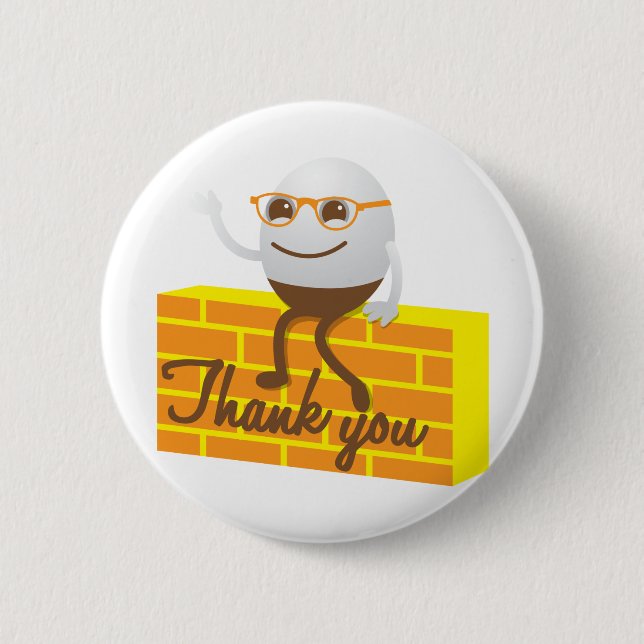 Humpty Dumpty thank you Button (Front)