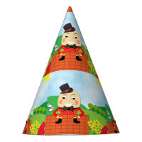 Humpty Dumpty Themed Kids Birthday Party Editable Party Hat