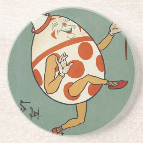 Humpty Dumpty Vintage Mother Goose Nursery Rhyme Coaster